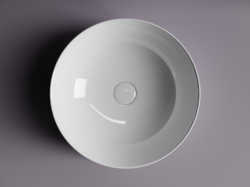 Раковина накладная Ceramica Nova Element CN5024 42x42 (белый), без донного клапана