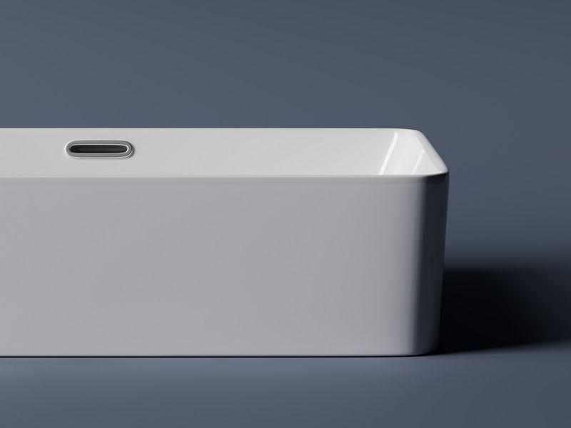 Раковина накладная Ceramica Nova Element CN5025 60x38 (белый), без донного клапана