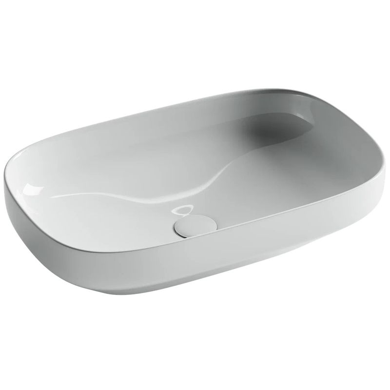 Раковина накладная Ceramica Nova Element CN5030 60x38 (белый), без донного клапана
