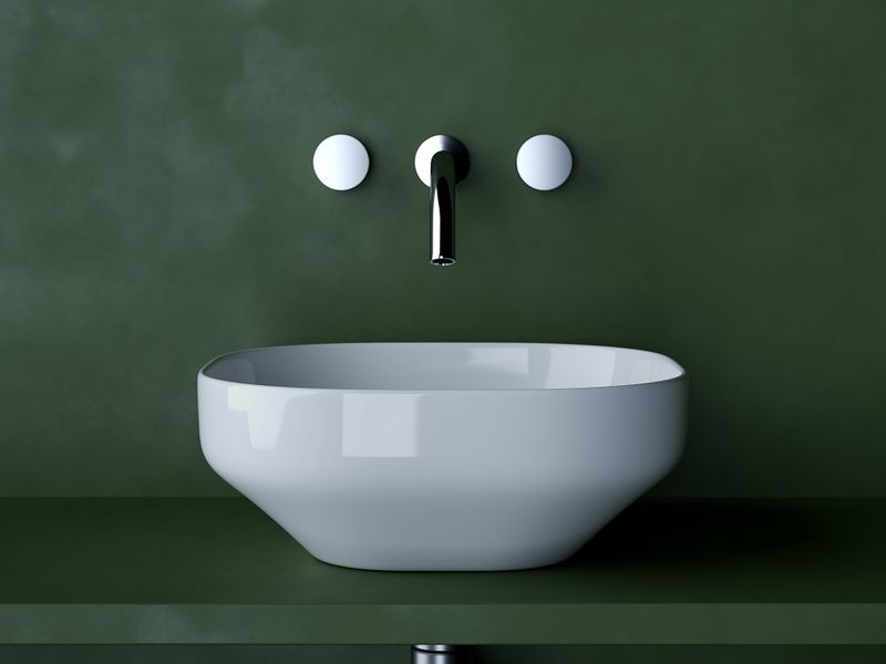 Раковина накладная Ceramica Nova Element CN5032 38x38 (белый), без донного клапана