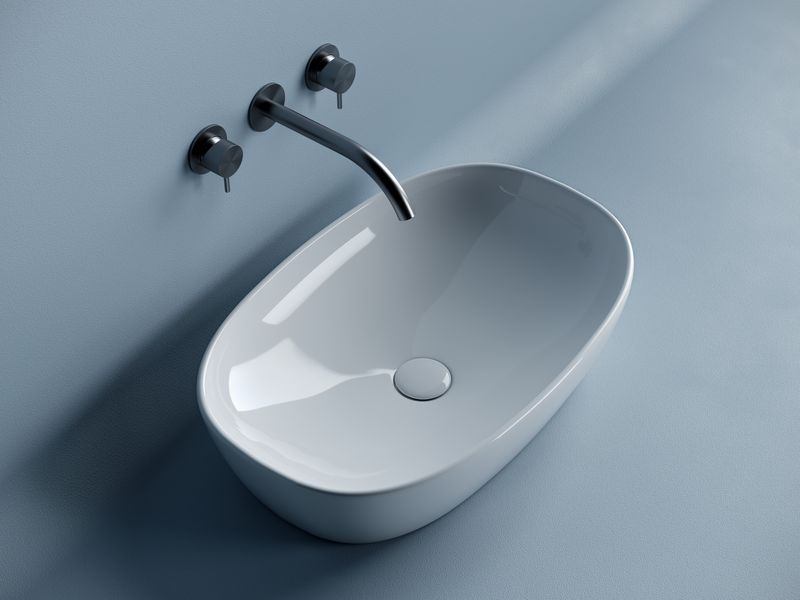 Раковина накладная Ceramica Nova Element CN5039 60x38 (белый), без донного клапана