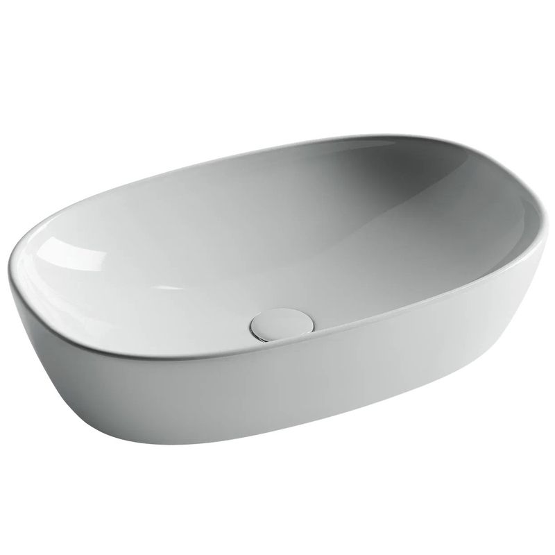 Раковина накладная Ceramica Nova Element CN5039 60x38 (белый), без донного клапана