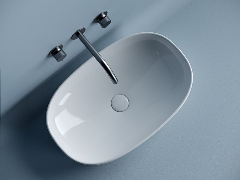 Раковина накладная Ceramica Nova Element CN5039 60x38 (белый), без донного клапана
