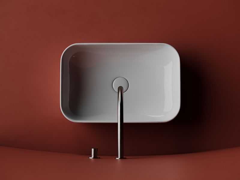Раковина накладная Ceramica Nova Element CN5043 51x34 (белый), без донного клапана