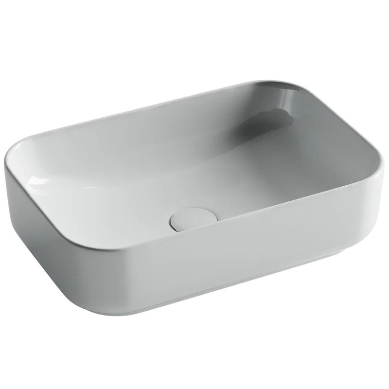 Раковина накладная Ceramica Nova Element CN5043 51x34 (белый), без донного клапана