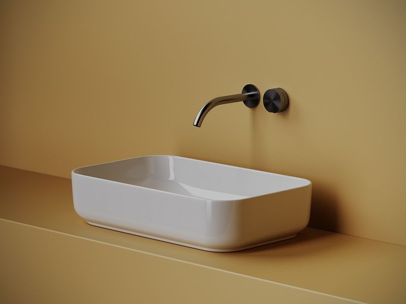 Раковина накладная Ceramica Nova Element CN5044 60.5x37.5 (белый), без донного клапана