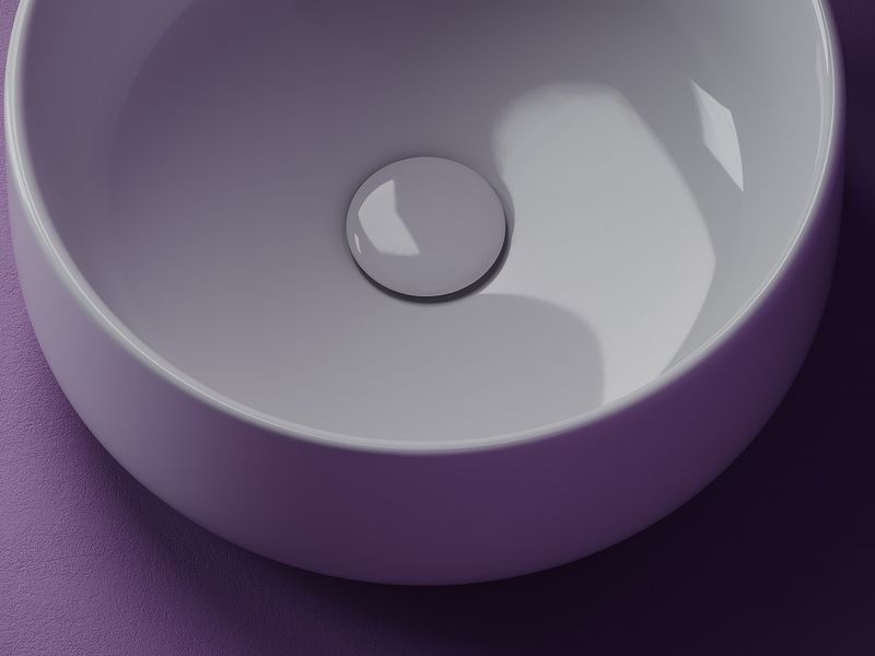 Раковина накладная Ceramicanova Element CN5047 35 см. (белый), без донного клапана