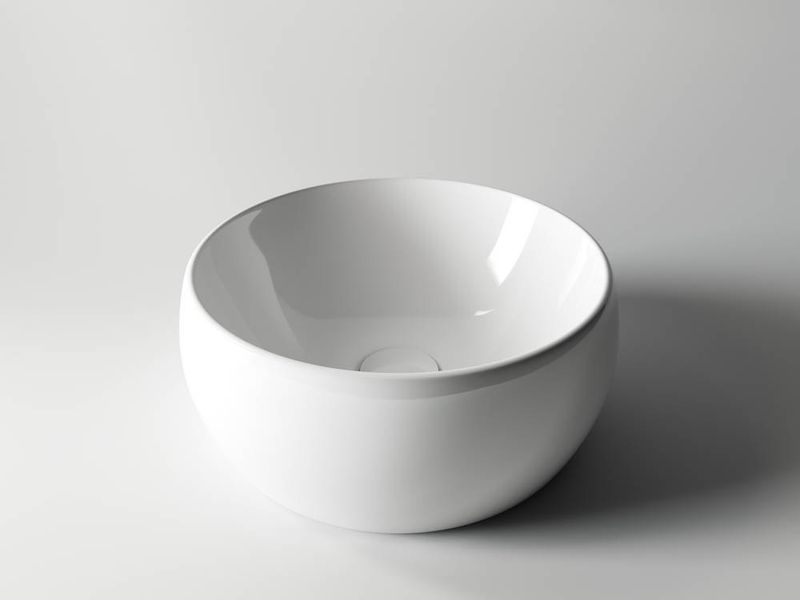 Раковина накладная Ceramica Nova Element CN6001 39.5x39.5 (белый), без донного клапана