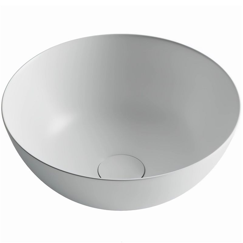 Раковина накладная Ceramica Nova Element CN6003 35.8x35.8 (белый матовый), без донного клапана