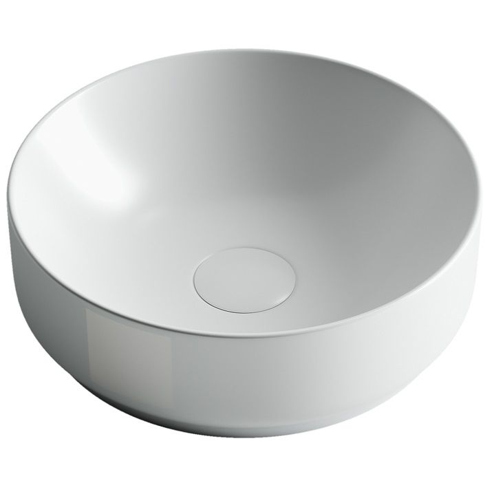 Раковина накладная Ceramica Nova Element CN6006 35.5x35.5 (белый матовый), без донного клапана