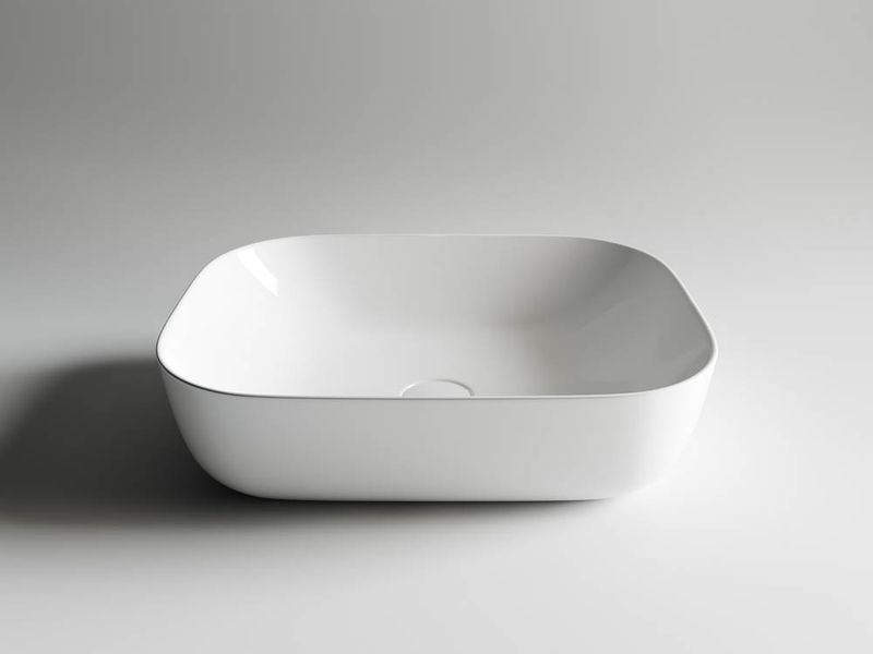 Раковина накладная Ceramica Nova Element CN6008 50.5x40.5 (белый), без донного клапана