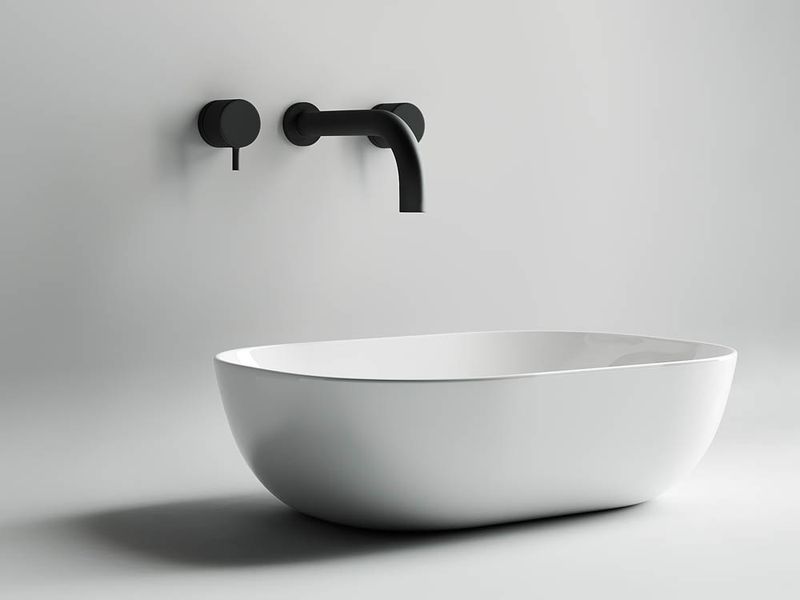 Раковина накладная Ceramica Nova Element CN6009 45.5x32.5 (белый глянцевый), без донного клапана