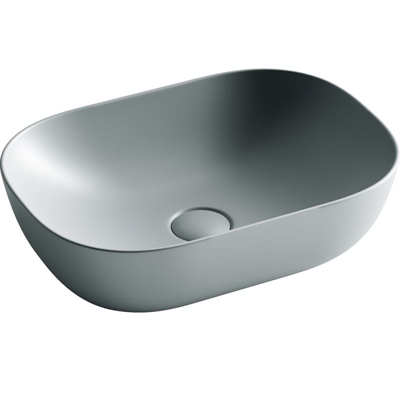 Раковина накладная Ceramica Nova Element CN6009MH 45.5x32.5 (антрацит матовый), без донного клапана