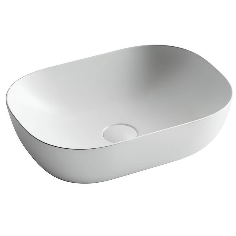 Раковина накладная Ceramica Nova Element CN6009MW 45.5x32.5 (белый матовый), без донного клапана