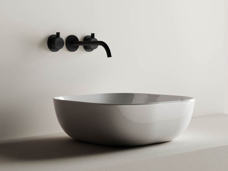 Раковина накладная Ceramica Nova Element CN6010 41.5x41.5 (белый), без донного клапана