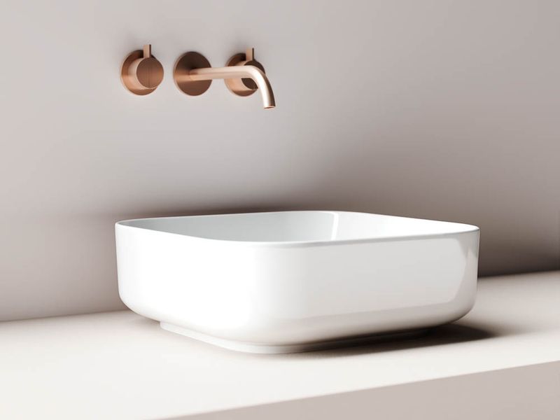Раковина накладная Ceramica Nova Element CN6012 38.5x38.5 (белый), без донного клапана