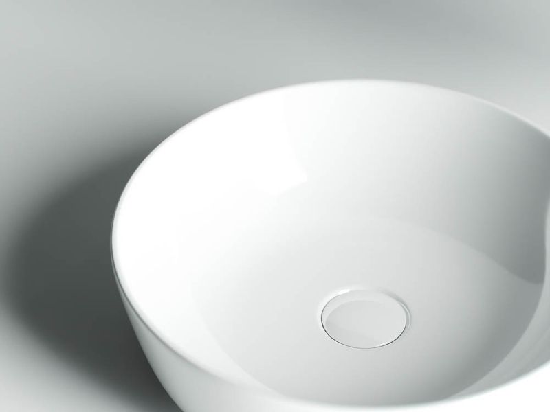 Раковина накладная Ceramica Nova Element CN6013 41.5x41.5 (белый), без донного клапана
