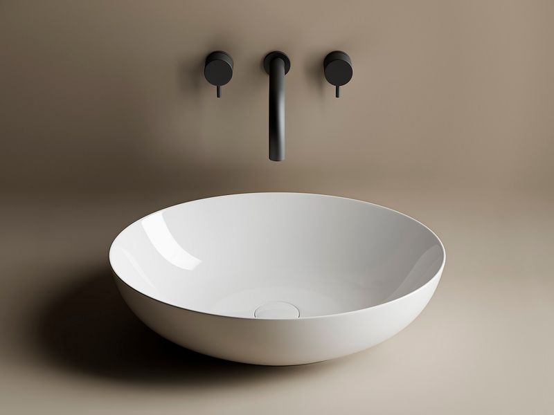 Раковина накладная Ceramica Nova Element CN6017 52x39.5 (белый глянцевый), без донного клапана