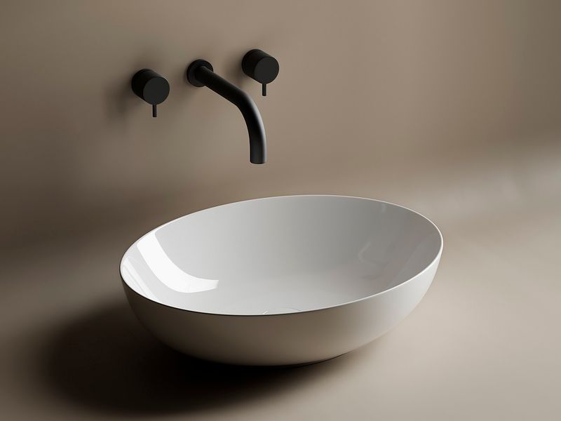 Раковина накладная Ceramica Nova Element CN6017 52x39.5 (белый глянцевый), без донного клапана