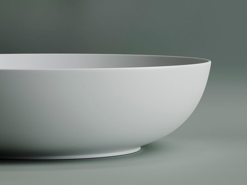 Раковина накладная Ceramica Nova Element CN6017MW 52x39.5 (белый матовый), без донного клапана
