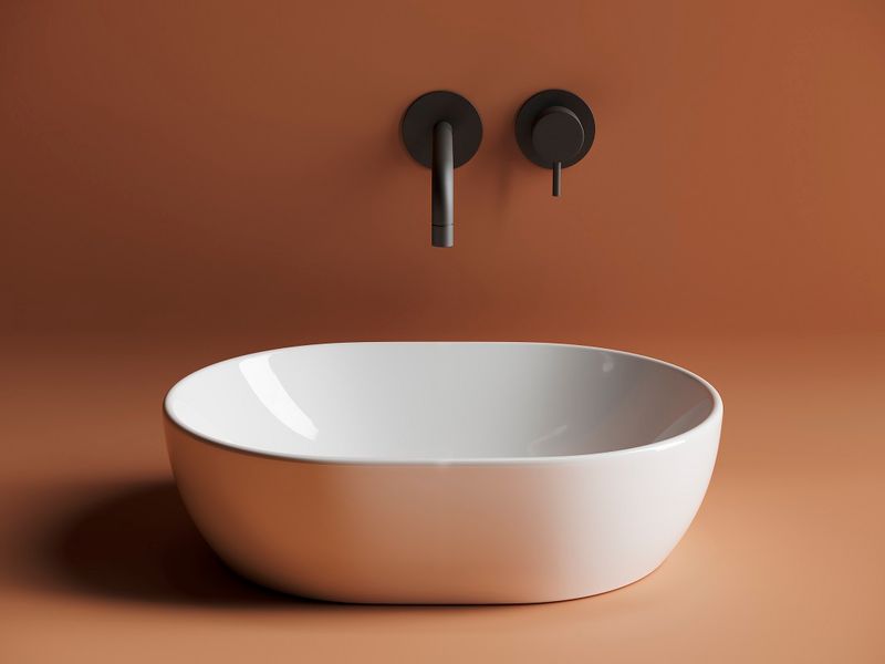Раковина накладная Ceramica Nova Element CN6019 48x35 (белый), без донного клапана