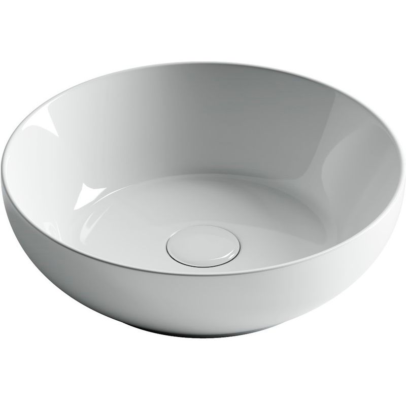 Раковина накладная Ceramica Nova Element CN6020 37x37 (белый), без донного клапана