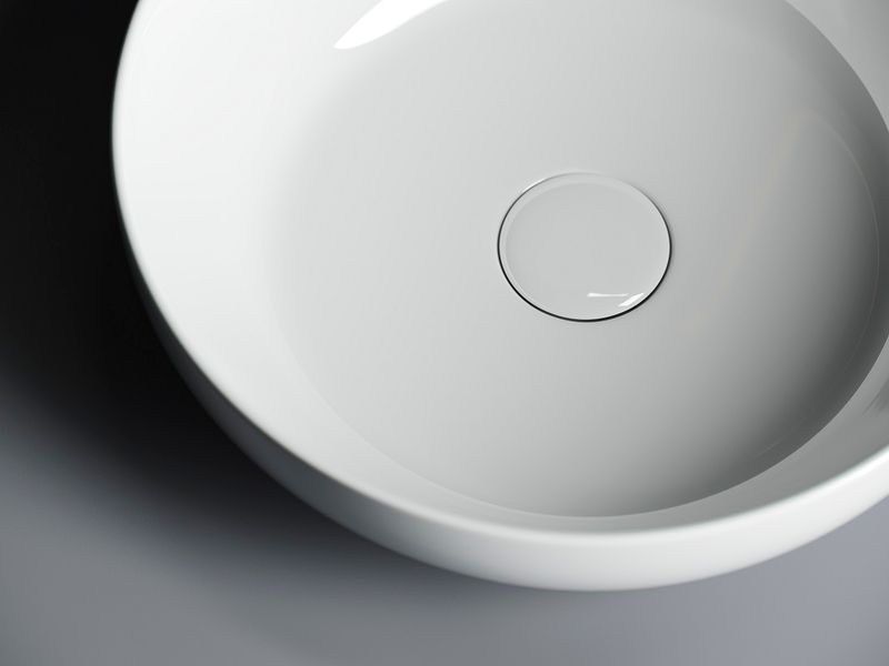 Раковина накладная Ceramica Nova Element CN6020 37x37 (белый), без донного клапана