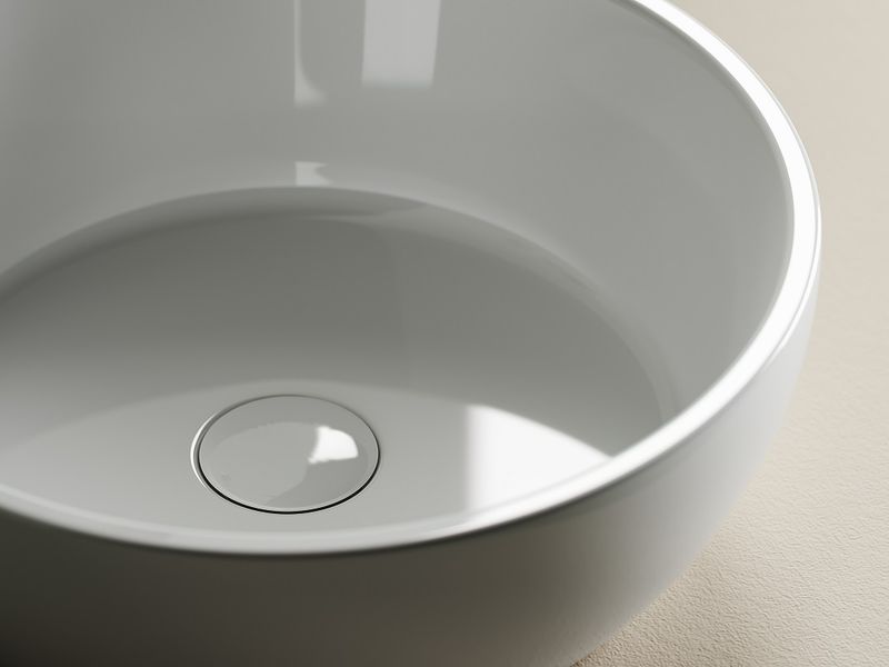 Раковина накладная Ceramica Nova Element CN6021 41x41 (белый), без донного клапана