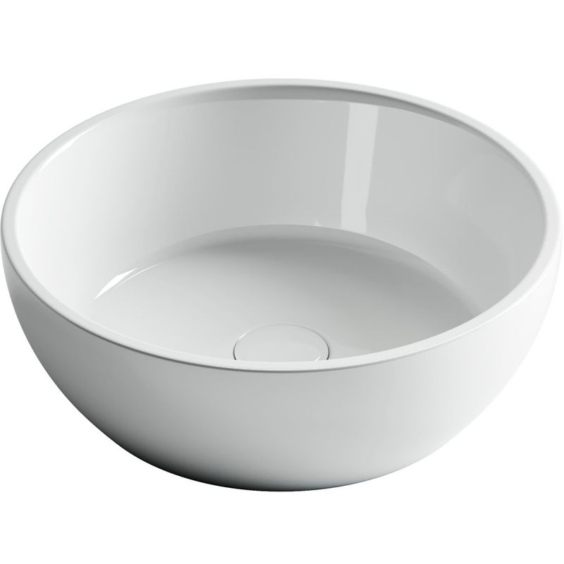 Раковина накладная Ceramica Nova Element CN6021 41x41 (белый), без донного клапана