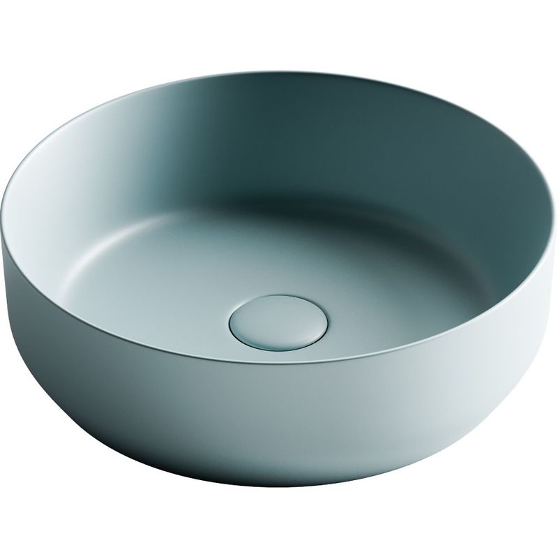 Раковина накладная Ceramica Nova Element CN6022MLG 39x39 (зеленый), без донного клапана