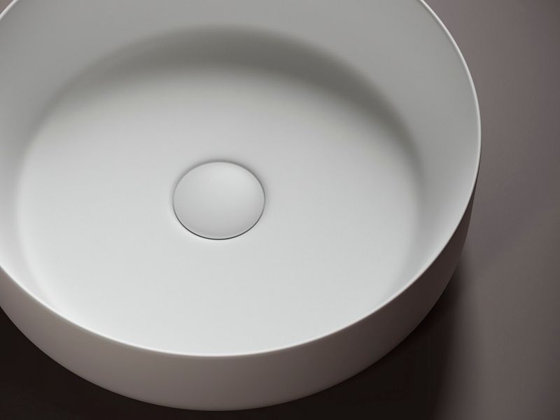 Раковина накладная Ceramica Nova Element CN6022MW 39x39 (белый матовый), без донного клапана