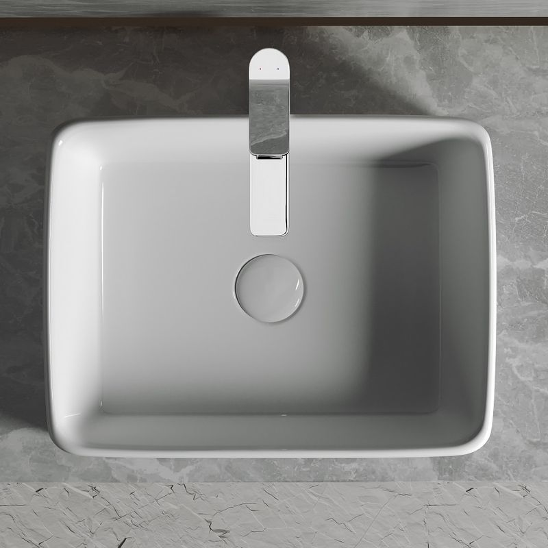 Раковина накладная Ceramica Nova Element CN6037 48x37(белый), без донного клапана