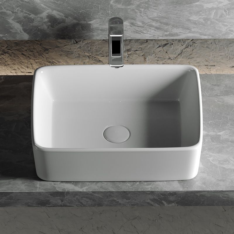 Раковина накладная Ceramica Nova Element CN6037 48x37(белый), без донного клапана