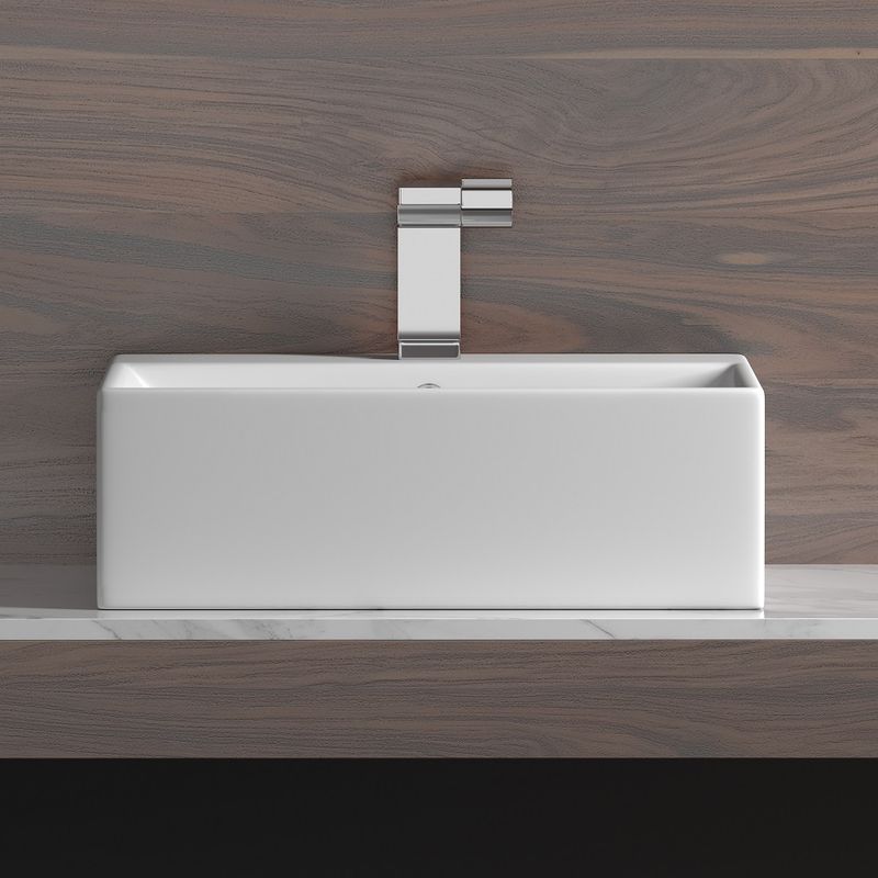 Раковина накладная Ceramica Nova Element CN6040 50x41(белый), без донного клапана