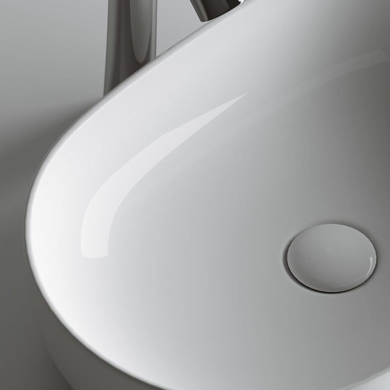 Раковина накладная Ceramica Nova Element CN6047 60x41.5 (белый глянцевый), без донного клапана