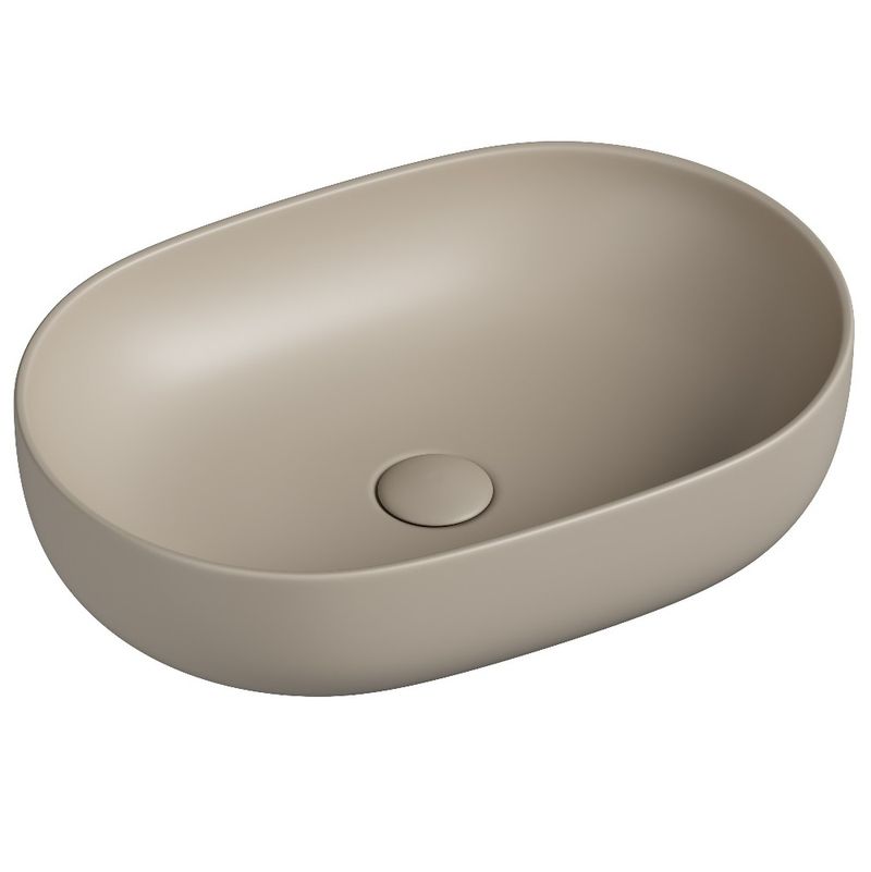 Раковина накладная Ceramica Nova Element CN6047MC 60x41.5 (капучино матовый), без донного клапана