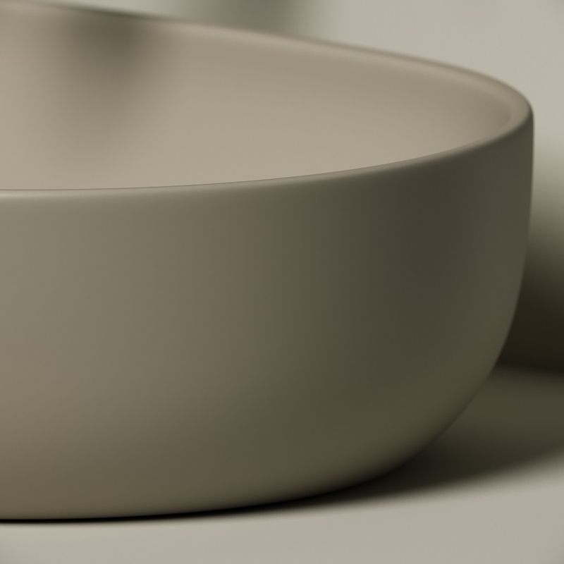 Раковина накладная Ceramica Nova Element CN6047MC 60x41.5 (капучино матовый), без донного клапана