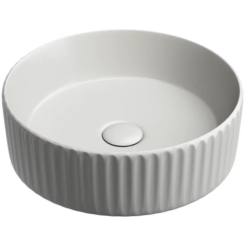 Раковина накладная Ceramicanova Element CN6057MSG 36x36x11.5 (серый матовый), без донного клапана