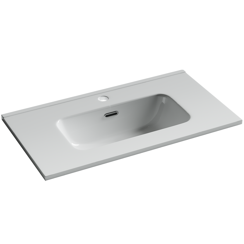 Раковина накладная Ceramicanova Compact (Компакт) CN7029 71x39.5x17 (белый глянцевый)