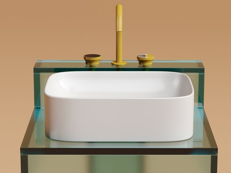 Раковина накладная Ceramicanova Element CN6052MW 50.5x38x15 (белый матовый), без донного клапана