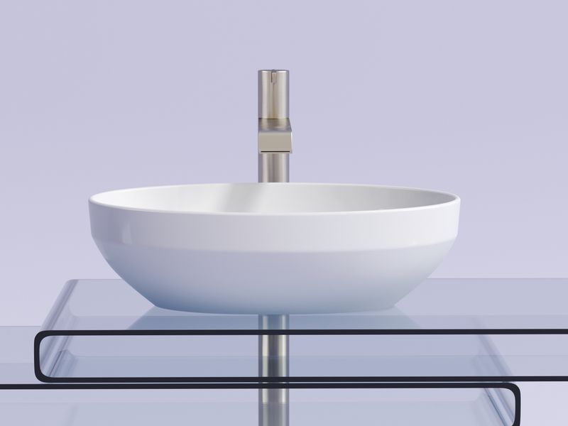 Раковина накладная Ceramicanova Element CN6056 50.2x36.3x14.5 (белый глянцевый), без донного клапана