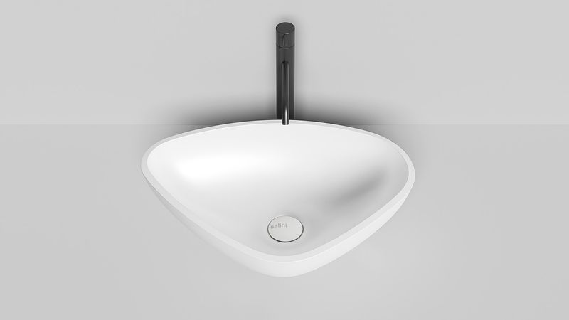 Раковина накладная Salini Gloria S-Sense 1102106GF 56x39x16.5 (покраска RAL полностью, глянцевый), без донного клапана