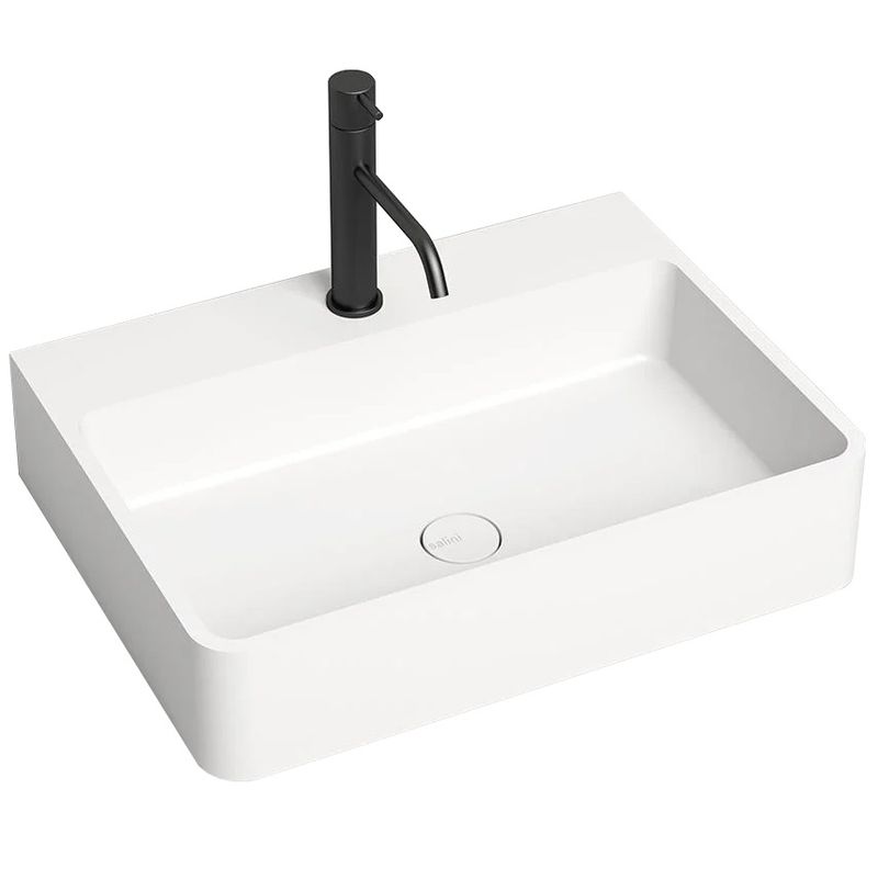 Раковина накладная Salini Ottavia S-Sense 1103101G 59.5x44.5x12.5 (белый глянцевый), без донного клапана
