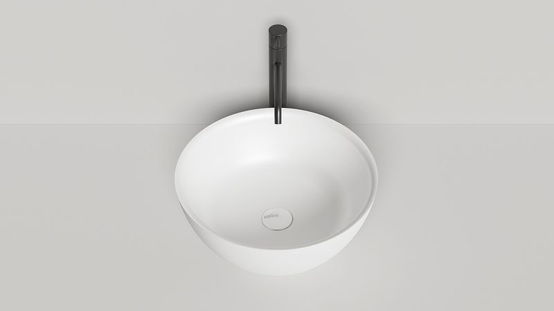 Раковина накладная Salini S-Sense Alda 02 1102110GF 42.5х42.5х15.5 (покраска полностью), без донного клапана