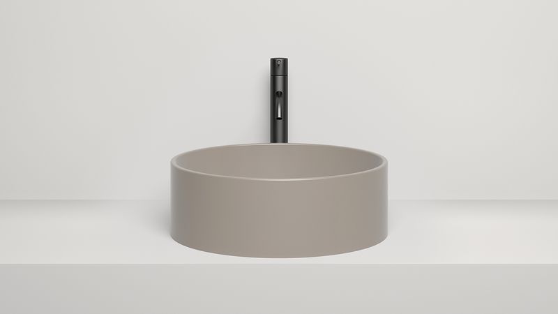 Раковина накладная Salini S-Sense Armonia 02 45x45x15 130112GF (покраска полностью), без донного клапана