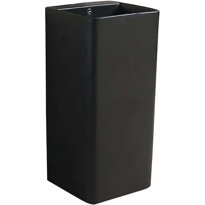 Раковина напольная SantiLine SL-4005MB 42 x 41 (черный матовый)