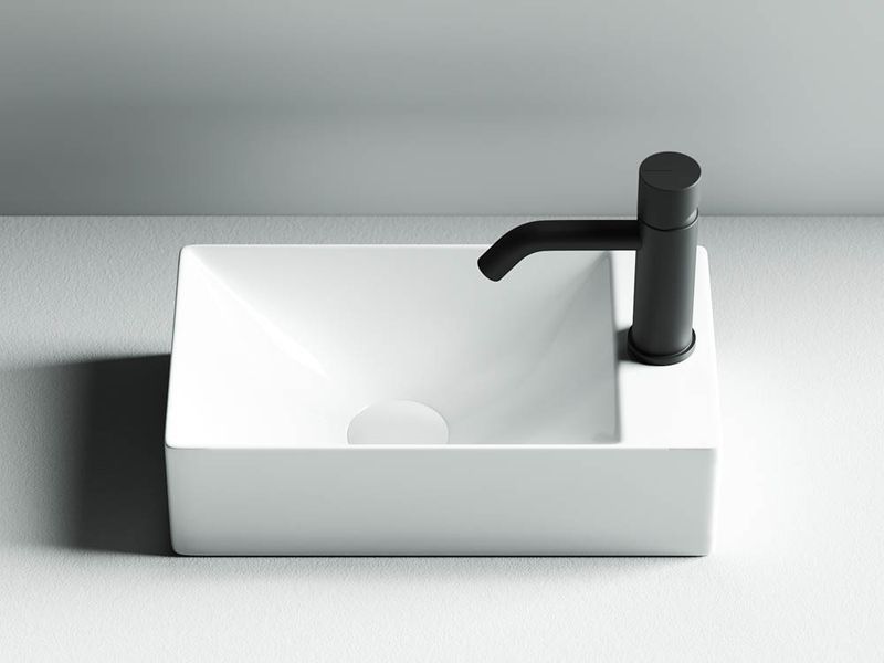 Раковина подвесная Ceramica Nova Element CN5007 37.5x21.5 (белый), без донного клапана