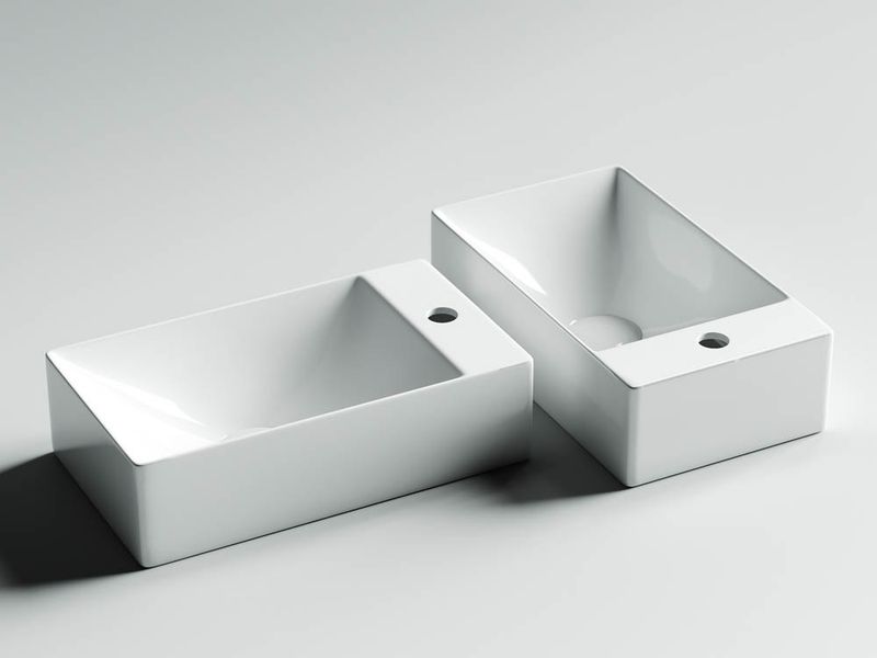 Раковина подвесная Ceramica Nova Element CN5007 37.5x21.5 (белый), без донного клапана