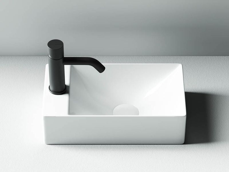 Раковина подвесная Ceramica Nova Element CN5008 37.5x21.5 (белый), без донного клапана