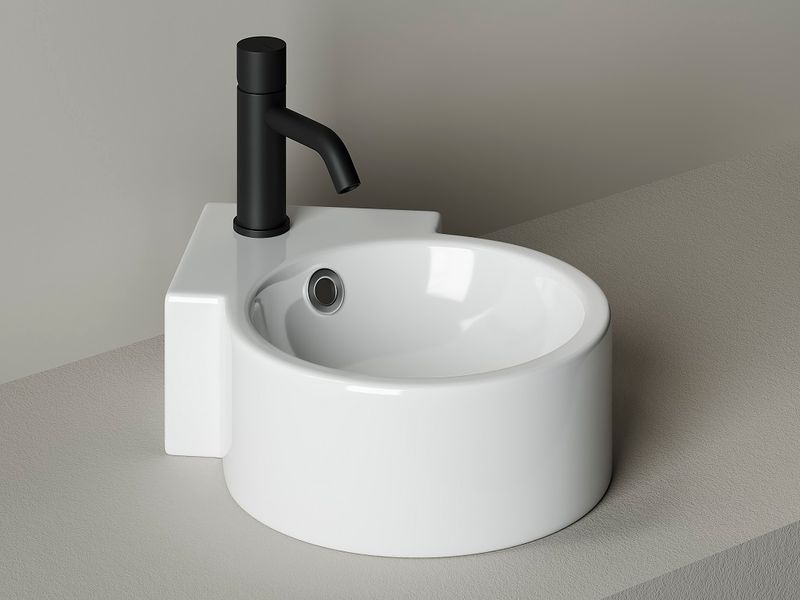 Раковина подвесная Ceramica Nova Element CN5019 43x31 (белый), без донного клапана